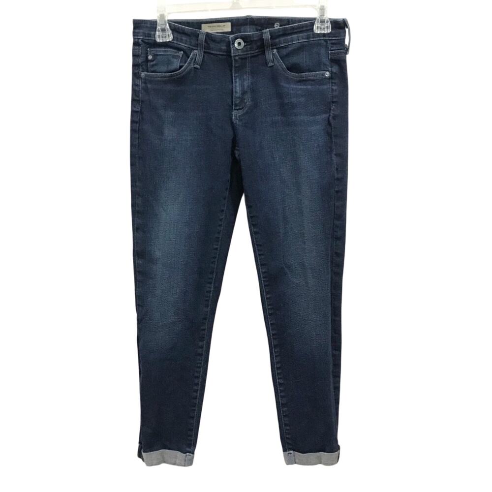 AG‎ The Silt Roll Up Cigarette Skinny Dark Wash Ankle Jeans Women’s Sz 27